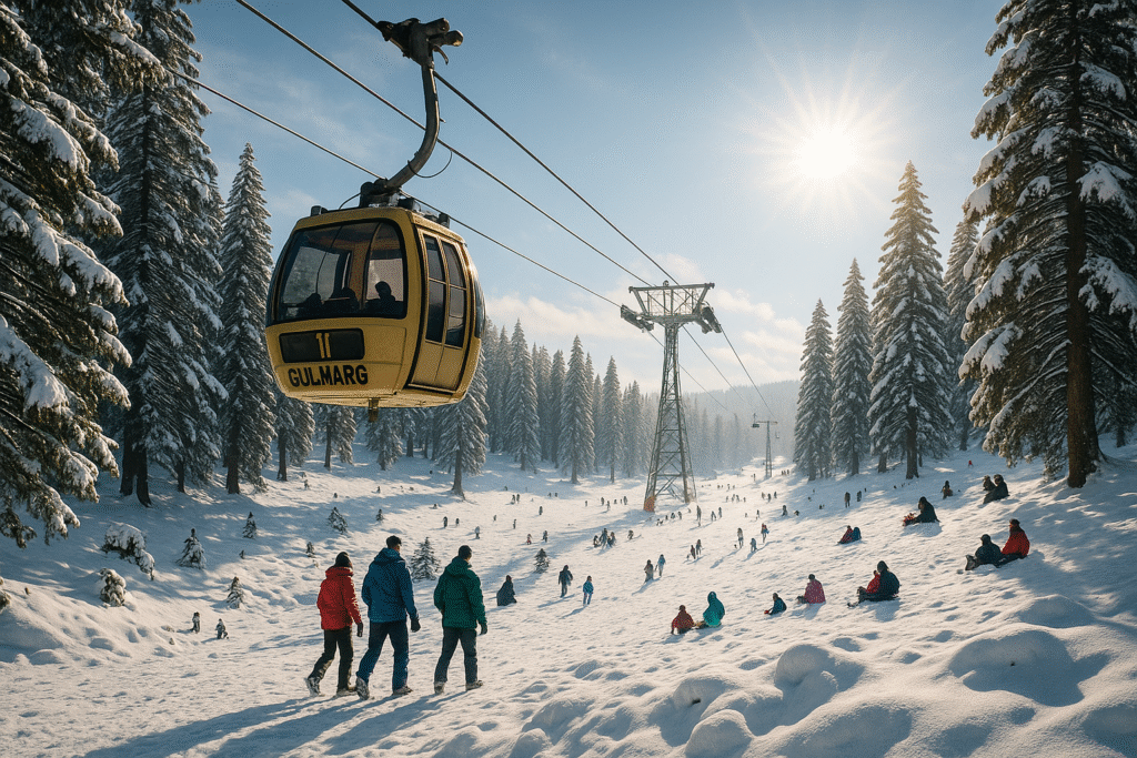 gulmarg gondola ride cable car